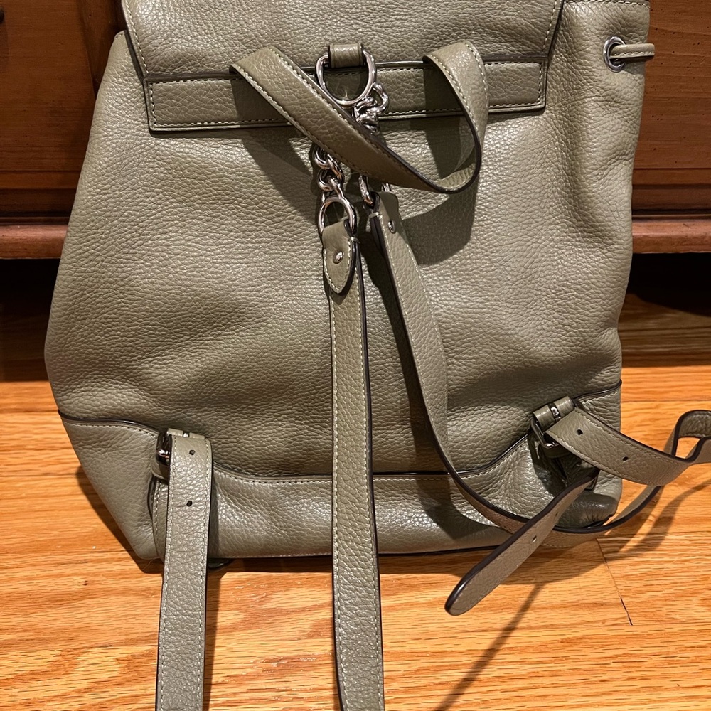 COACH backpack with chain straps - Picture 2 of 4